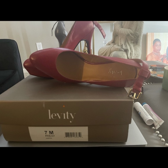 Red Grey and Cognac shoes - Picture 2 of 9